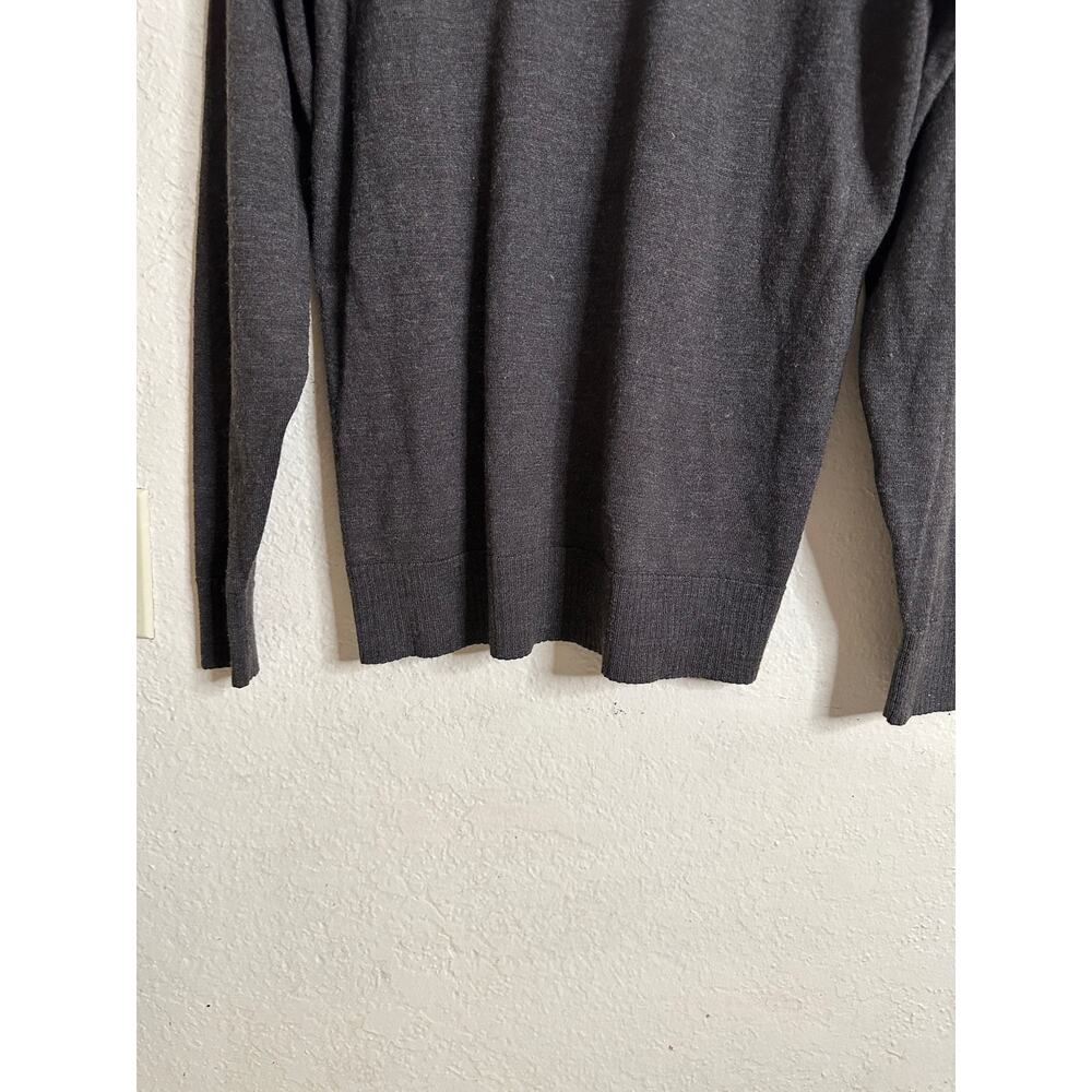 Smartwool Riva Ridge Crewneck Sweater Merino Wool Gray Mens M - Picture 8 of 12